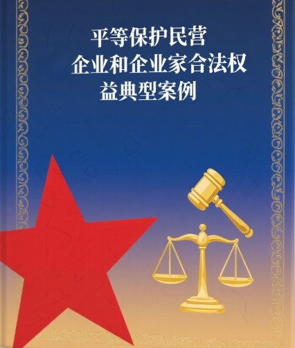 最高人民法院发布人民法院依法平等保护民营企业和企业家合法权益典型案例