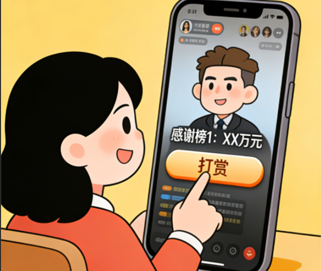 妻子直播间打赏54万余元 丈夫诉请返还被驳回