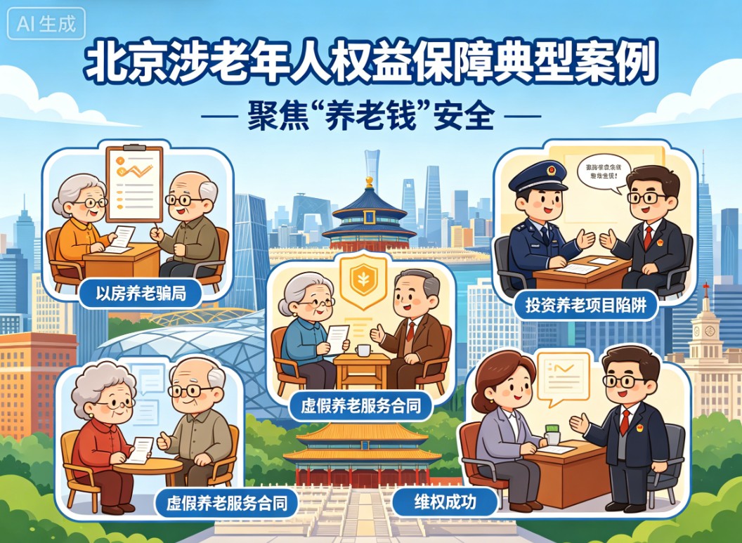 北京：发布涉老年人权益保障典型案例，多个案例聚焦“养老钱”安全